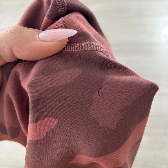 Lululemon Wunder Train High-Rise Crop Leggings 23" Heritage 365 Camo Brier Rose - Picture 10 of 15